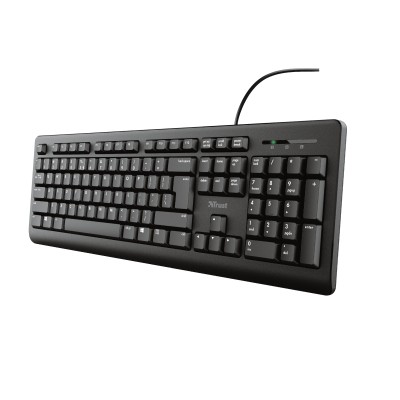 TRUST TK-150 spilltåligt tangentbord, USB - Svart#2