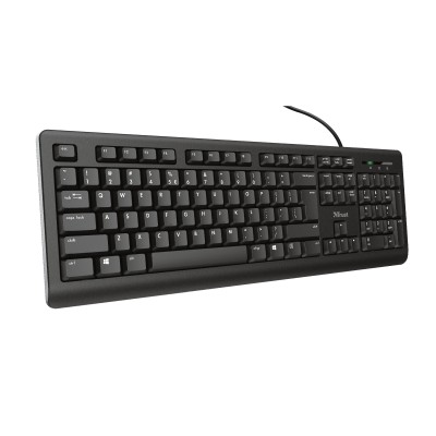 TRUST TK-150 spilltåligt tangentbord, USB - Svart#3