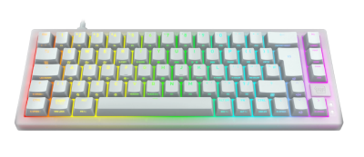 Xtrfy K5V2 RGB Compact (65%), Cherry MX2A Red, nordiskt - Transparent Vit