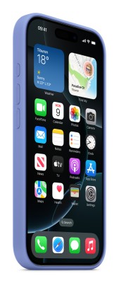 Apple silikonskal med MagSafe till iPhone 16 Pro - Blåviolett#2