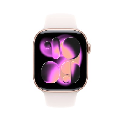 Apple Watch Series 11 GPS 46mm Roséguld Aluminiumboett med Rosé Sportband - M/L#2