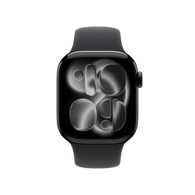 Apple Watch Series 11 GPS + Cellular 42mm Gagatsvart Aluminiumboett med Svart Sportband - S/M#2