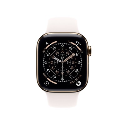 Apple Watch Series 11 GPS + Cellular 46mm Guld Titanboett med Rosé Sportband - M/L#2