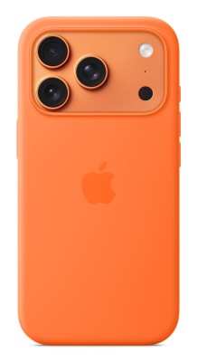 Apple silikonskal med MagSafe till iPhone 17 Pro - Orange#1
