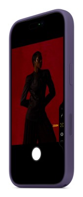 Apple silikonskal med MagSafe till iPhone 17 Pro - Purpurdimma#4