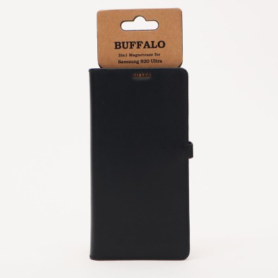 Plånboksfodral BUFFALO Samsung S20 Ultra, 2-in-1 magnetskal - Svart#2