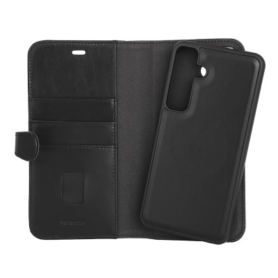 Plånboksfodral BUFFALO Samsung S24+, 3 st kortfack + sedelficka, 2-in-1 magnetskal - Svart#3