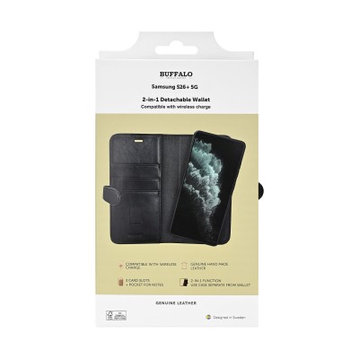 Plånboksfodral BUFFALO Leather 2in1 3 card Magnetic Samsung S26+ - Svart#2