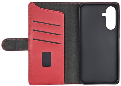 Plånboksfodral GEAR Samsung A56 5G, 3 st kortfack + sedelficka, Recycled - Röd#3