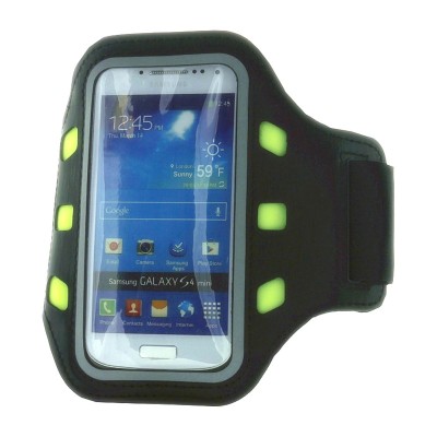 GEAR Sportarmband LED L Universal upp till 4.9 tum - Svart