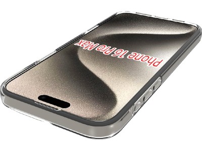 iiglo iPhone 16 PRO MAX Silikonskal (transparent)#3