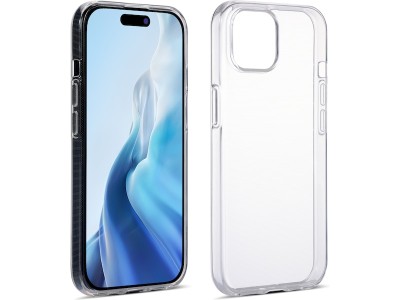 iiglo iPhone 15 / 14 Silikonskydd (transparent)