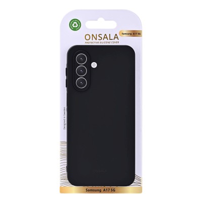 Skal ONSALA Back Silicone Touch Recycled Samsung Galaxy A17 5G  - Svart#2