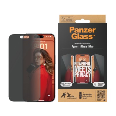 Panzerglass iPhone 15 Pro Privacy Skärmskydd#2