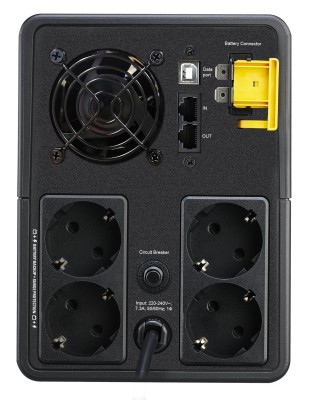 APC Back-UPS BX1600MI, 1600VA/900W, 4 utgångar, Line-interactive#3