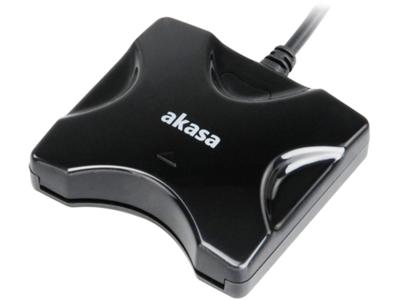 Akasa Extern Smart Card Reader ID och smartkort kompatibel, ISO7816, USB 2.0, 2000/XP/VISTA/7