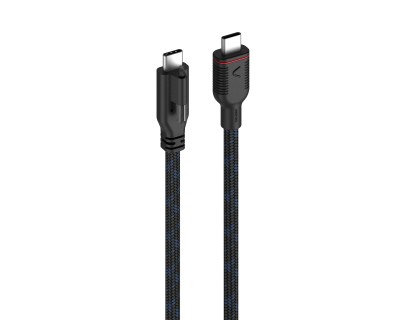 Unisynk Cable for Pro AV Dock | Full featured | 240W PD | USB-C - USB-C | 3.1 Gen 2 | DP Alt Mode | TygklÃ¤dd | 3m | Svart#1