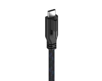Unisynk Cable for Pro AV Dock | Full featured | 240W PD | USB-C - USB-C | 3.1 Gen 2 | DP Alt Mode | TygklÃ¤dd | 3m | Svart#2