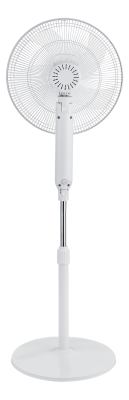 Golvfläkt Nordic Home 40cm, timer, låg ljudnivå, fjärrkontroll - Vit#2