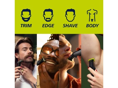 Philips OneBlade Pro QP6552/15 Face & Body, trimma / forma / raka#2