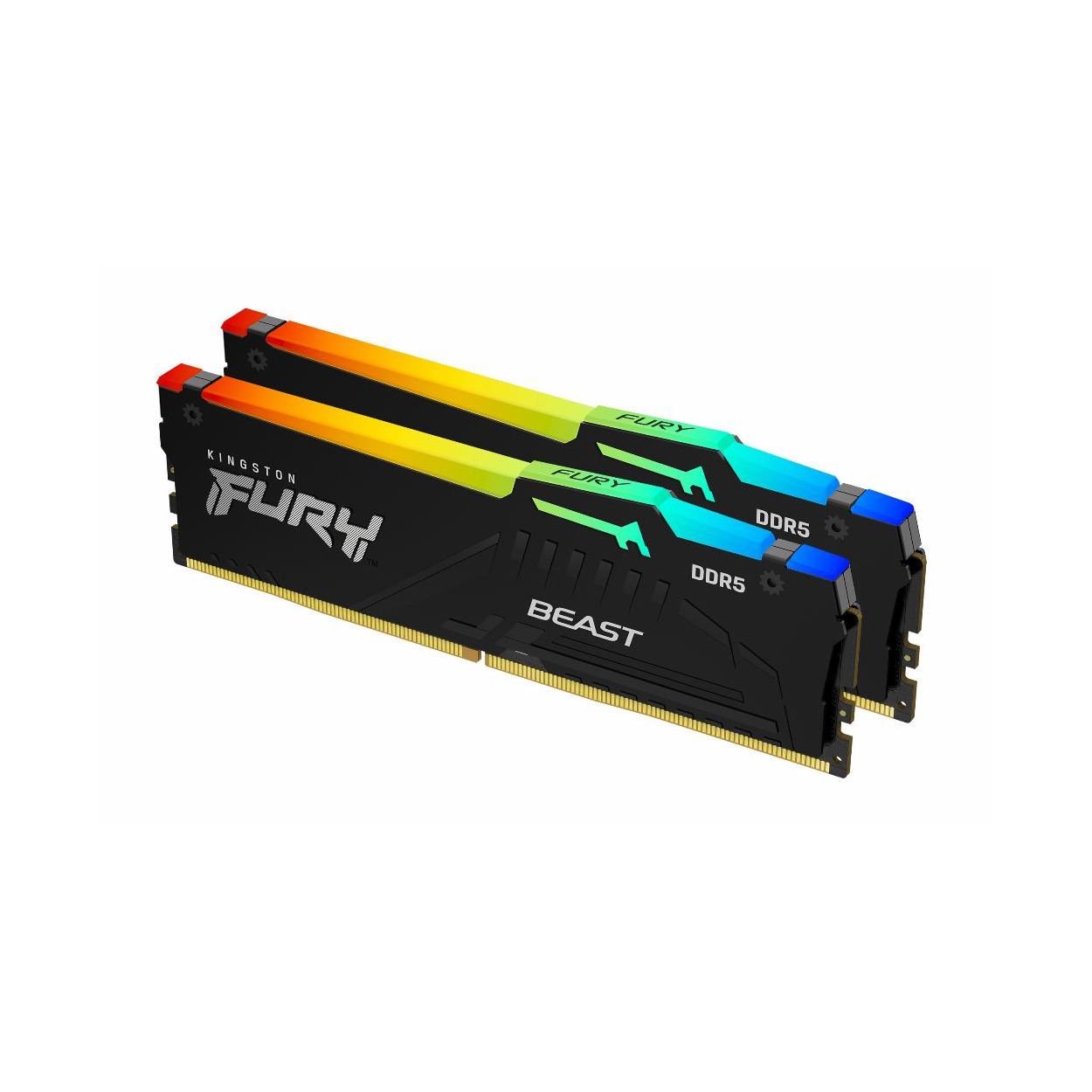 Kingston Technology FURY Beast RGB RAM-minnen 16 GB 2 x 8 GB DDR5 5600 MHz