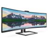 49" Philips 499P9H/00, VA Curved 5120x1440, 5 ms, höjdjusterbar, 2xHDMI/DP/USB-C 65W, USB-hubb, högtalare, webbkamera#8