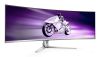 48.9" Philips Evnia 49M2C8900L/00, Curved QD OLED 5120x1440, 0,03 ms, 144Hz FreeSync Premium Pro, 1800R, Ambiglow, höjdjusterbar, 2xHDMI/DP/USB-C 90W, USB 3.2-hubb, KVM-switch, högtalare#15