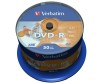 DVD-R media Verbatim 4.7 GB 16X, printable, 50-pack spindel