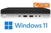 HP EliteDesk 800 G4 Mini, Intel Core i5-8500T, 16 GB, 512 GB SSD, Win11 Pro, Refurbished Grade A, 2 års garanti#1