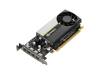 PNY Quadro T1000, 4 GB GDDR6, Low Profile, 4xMiniDP