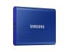 2 TB Samsung Portable SSD T7, USB-C 3.2, inkl. adapter för Typ A - Blå#1