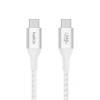 USB-kabel Belkin BoostCharge 240W USB-C till USB-C, USB 2.0, 1 meter - Vit