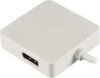 Deltaco Mini DisplayPort till DVI/HDMI/DisplayPort, 0,2m, vit#2