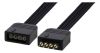 DELTACO GAMING LED Strip Förlängningskabel, 50cm - svart#1