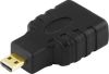 DELTACO HDMI High Speed with Ethernet adapter, Micro HDMI ha - HDMI ho#1