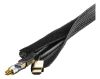 Deltaco Kabelsorteringsstrumpa i nylon kardborrband 1,8m Svart#1