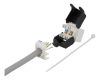 DELTACO Cat6A Keystone-uttag, verktygsfri plast - Vit#3