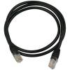 Nätverkskabel oskärmad Cat.6, RJ45, 10 meter - Svart
