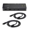 Systemswitch Startech.com C2-H46-UC2-PD-KVM, 2-vägs KVM med USB-C, HDMI 4K@60Hz, 2xUSB-A, USB-C 100W PD#9