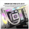 Corsair iCUE H150i ELITE LCD XT White, 360mm, RGB - Vit#2