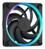 Fläkt 140 mm Fractal Design Momentum 14 RGB, 28 dB, 350-1800 rpm, 74,39 cfm, 3-pack - Svart
