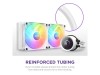 NZXT Kraken 240 RGB, 240mm, 2x120 mm RGB-fläktar - Vit#5