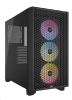 Corsair 3000D RGB Airflow Mid-Tower Case Black, ATX - Svart