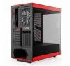 Hyte Y40 Red Midi Tower, ATX, Panoramic Glass, inkl. PCIe 4.0 riser - Svart/Röd#6