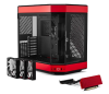 Hyte Y60 Midi Tower, ATX, Tempered Glass - Svart/Röd#2