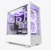 NZXT H5 Elite White, ATX, Tempered Glass, RGB - Vit