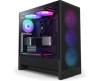 NZXT H5 Flow (2024) RGB Black, ATX - Svart