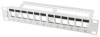 10" Patchpanel Lanberg, 12 portar, Keystone, 1U, metall - Grå#1