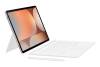 Samsung Book Cover Keyboard AI Key till Galaxy Tab S9+ / S9 FE+ / S10+, nordiskt - Vit