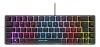 DK240 Membrane 60% Keyboard with semi transparent case black#2